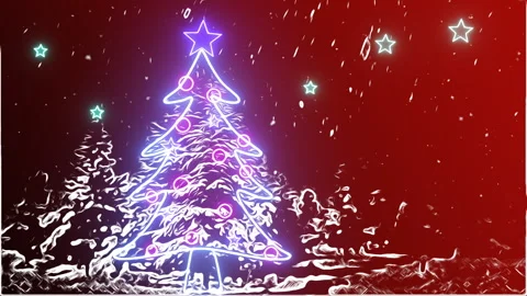 Christmas celebration decoration elements Stock Footage 257199578