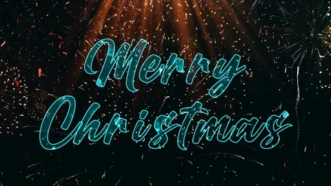 Christmas celebration decoration elements Stock Footage 257201706