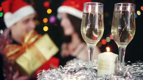 Christmas celebration Stock Footage 12551732