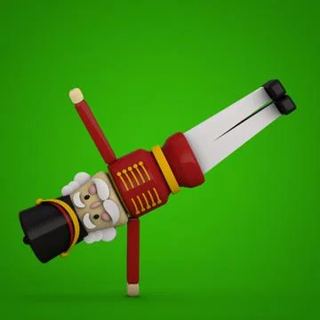 Christmas Character Nutcracker Illustrazione stock