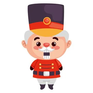 Christmas character nutcracker 스톡 일러스트