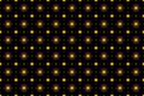 Christmas check seamless pattern with snowflakes and sparkles Stock Illustration