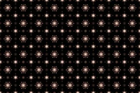 Christmas check seamless pattern with snowflakes and sparkles Stock Illustration