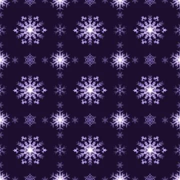 Christmas check seamless pattern with snowflakes and sparkles Stock Illustration