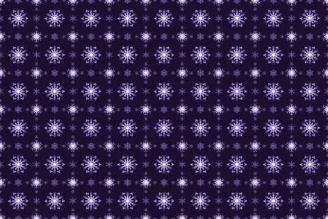 Christmas check seamless pattern with snowflakes and sparkles Illustrazione stock