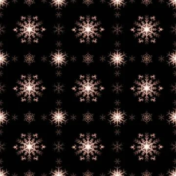 Christmas check seamless pattern with snowflakes and sparkles Stock Illustration