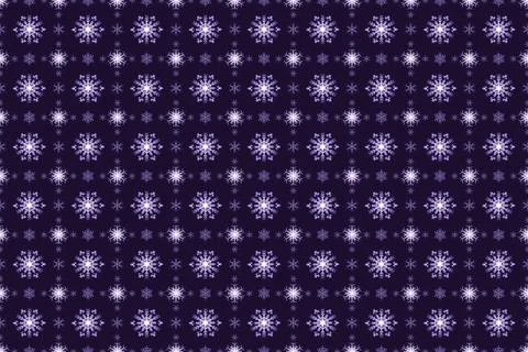 Christmas check seamless pattern with snowflakes and sparkles Stock Illustration