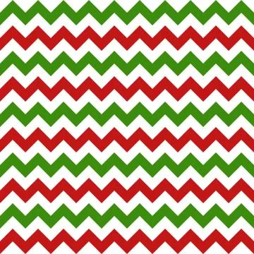 Christmas chevron seamless pattern Stock Illustration