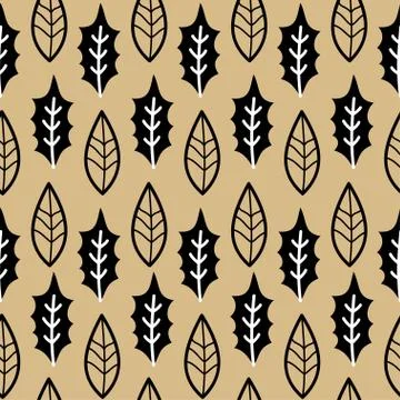 Christmas chic pattern. One of 12 hygge seamless. 스톡 일러스트