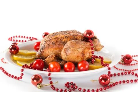 Christmas chicken Photos