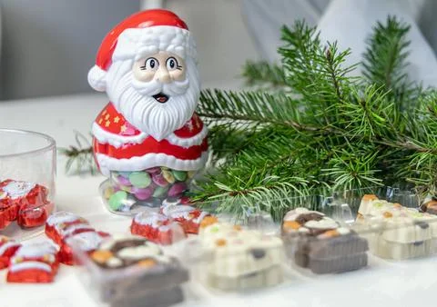 Christmas chocolates. Stock Photos