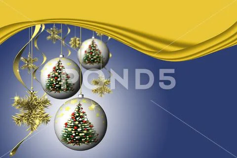 Christmas. Christmas decoration. 2015012 - 3D illustration Stock Illustration
