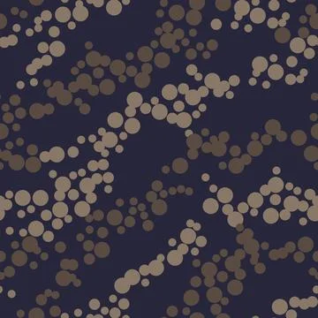 Christmas Circles seamless pattern design Stock Illustration