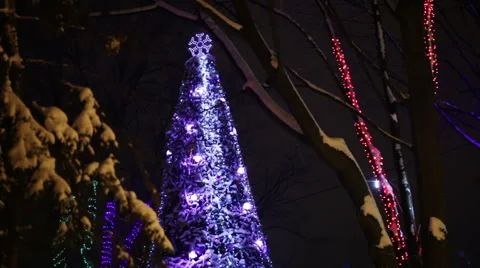 Christmas city Video stock 45740348