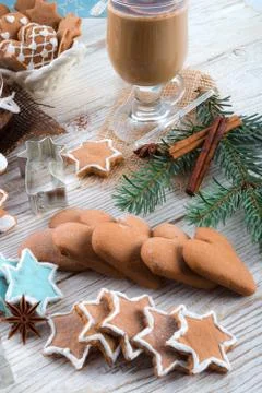 Christmas coffee Stock Photos