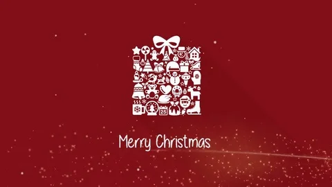Christmas Collage-Gift Box Stock Footage 69179880