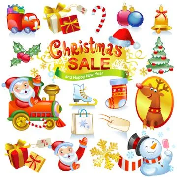 Christmas collection Stock Illustration
