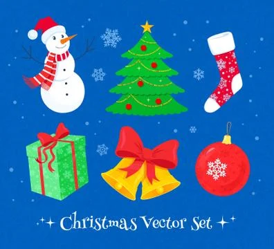 Christmas collection Stock Illustration