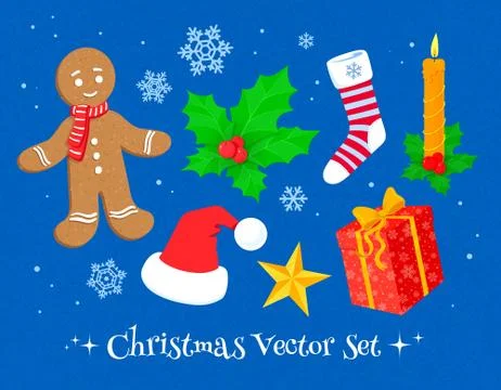 Christmas collection Stock Illustration