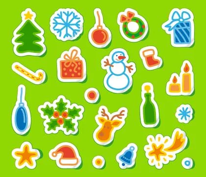 Christmas Collection Stock Illustration
