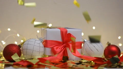 Christmas composition card. Stock Footage 165840552