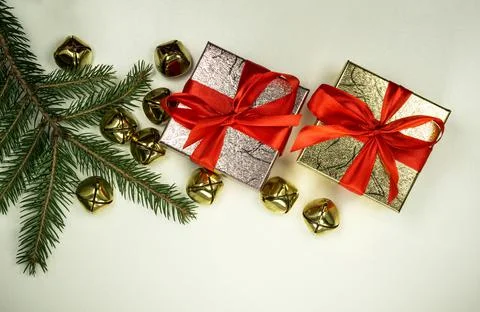 Christmas Composition Concept Stock Photos