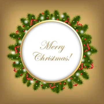 Christmas composition Stock Illustration