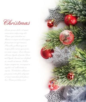 Christmas composition Stock Illustration