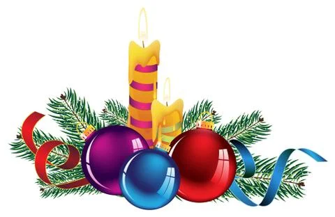 Christmas composition Stock Illustration