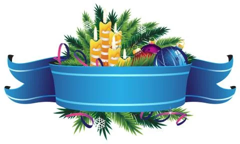 Christmas composition Stock Illustration