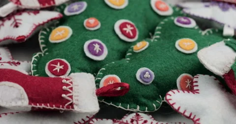 Christmas composition with New Year decorations Stock Footage 149333441