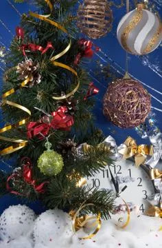 Christmas composition Stock Photos