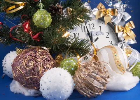 Christmas composition Stock Photos