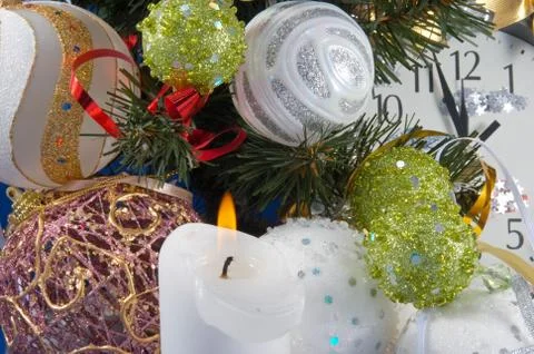 Christmas composition Stock Photos