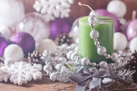 Christmas Composition Stock Photos