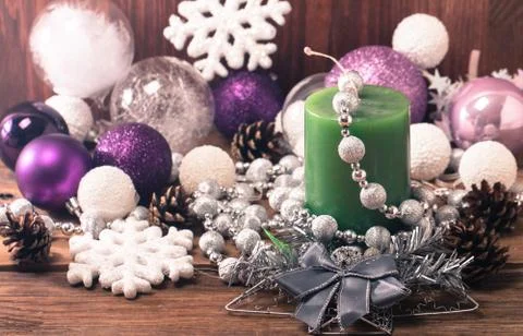 Christmas Composition Stock Photos