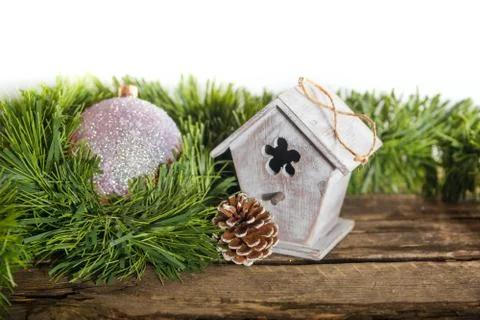 Christmas composition Stock Photos