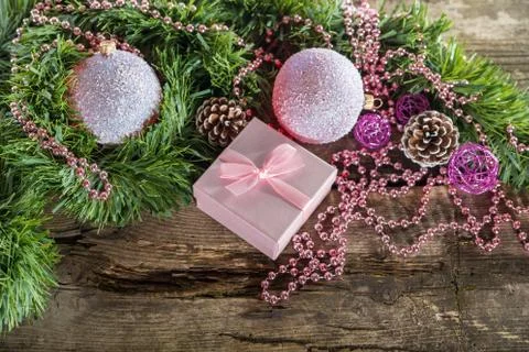 Christmas composition Stock Photos