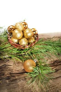 Christmas composition Stock Photos
