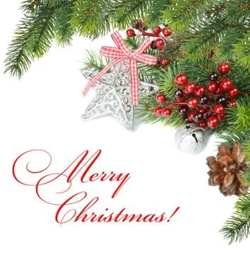 Christmas composition Stock Photos