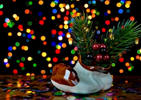 Christmas composition Stock Photos