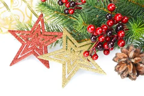 Christmas composition Stock Photos