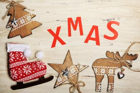 Christmas composition Foto stock