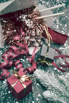 Christmas composition. Stock Photos