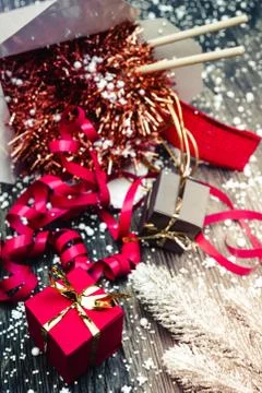 Christmas composition. Stock Photos