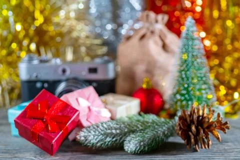 Christmas composition. Stock Photos