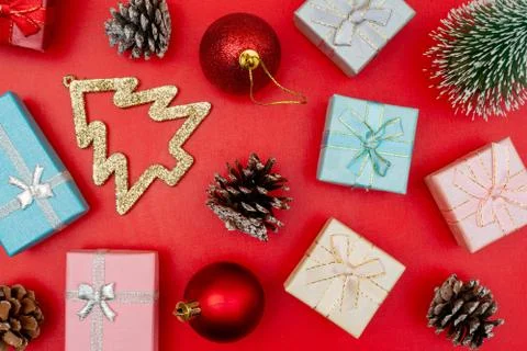 Christmas composition. Stock Photos