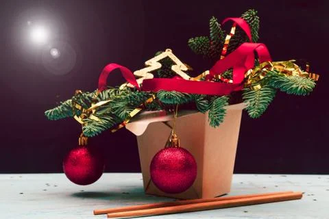 Christmas composition. Stock Photos