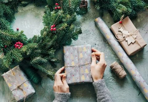 Christmas composition. Foto stock