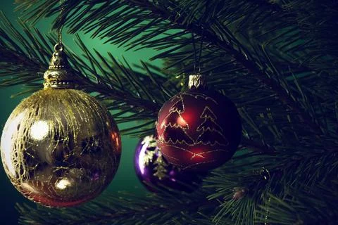 Christmas composition.  Stock Photos